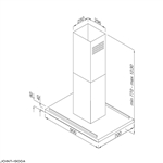 Máy hút mùi đảo Malloca JOINT-I900A